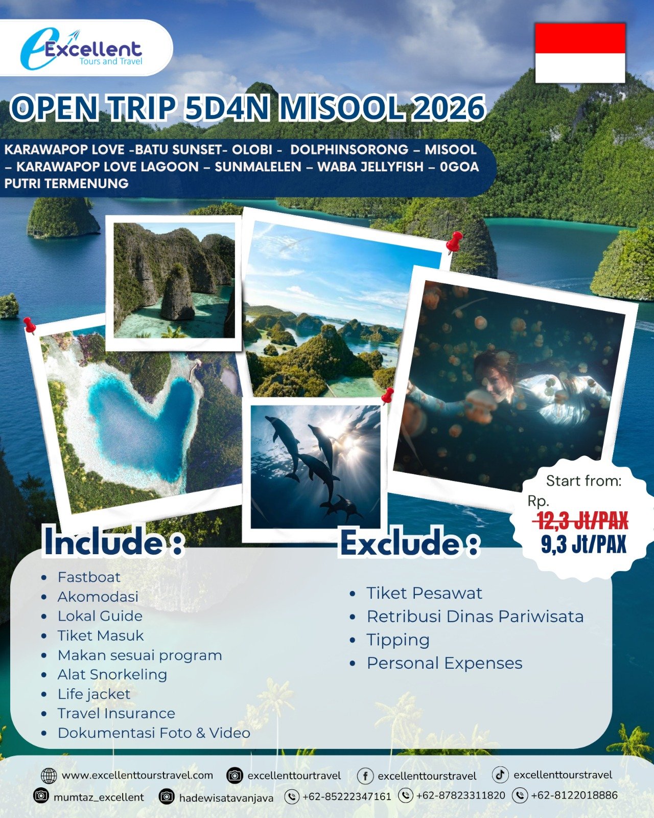 🌊 MISOOL, RAJA AMPAT — SURGA TERSEMBUNYI DI TIMUR INDONESIA